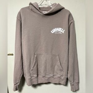 Unwell Tour Hoodie Mens Medium Mauve Brown Call Her Daddy Alex Cooper Unisex